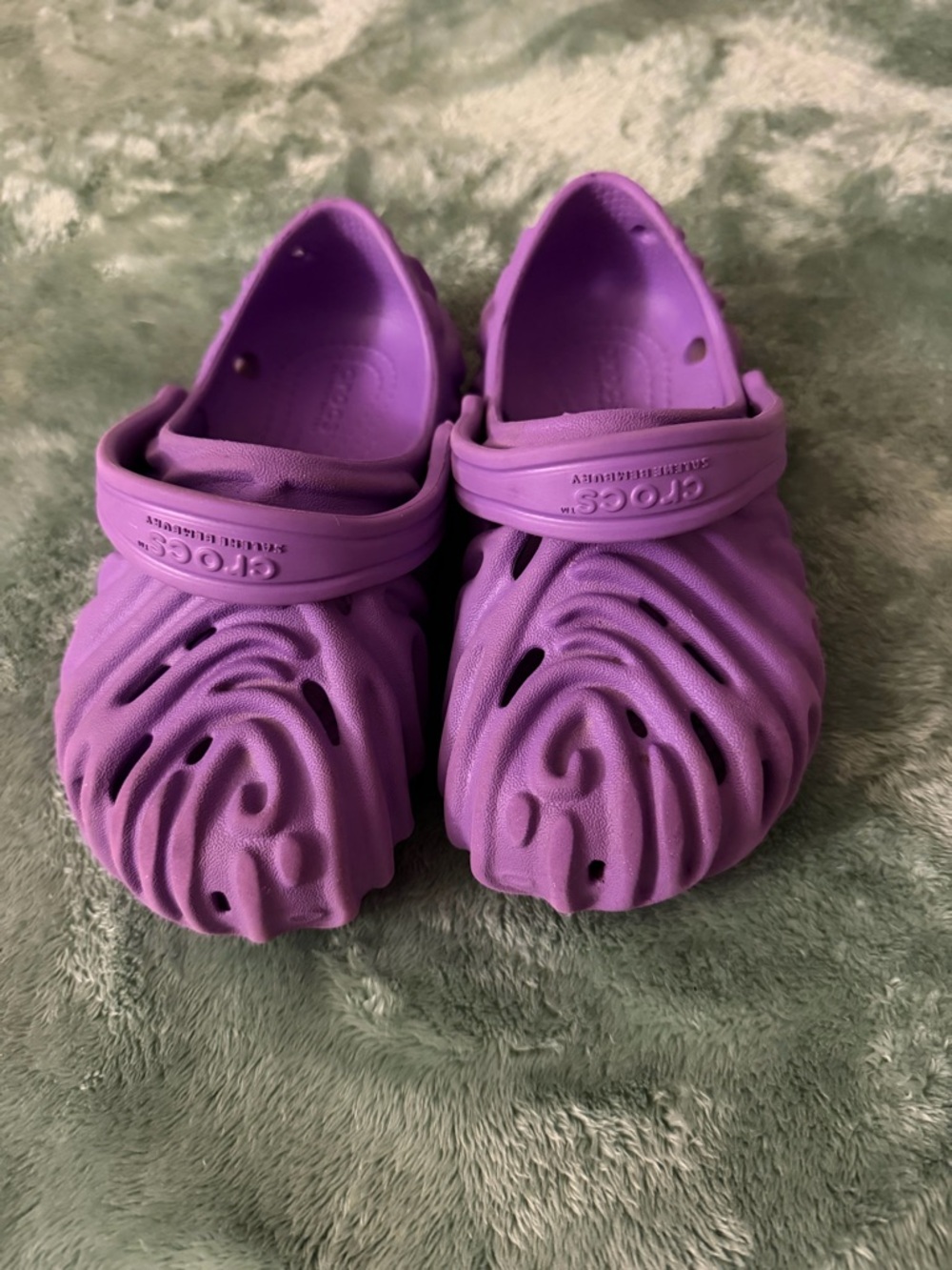 CROCS Kids' Purple Sculpted Clog Sandals